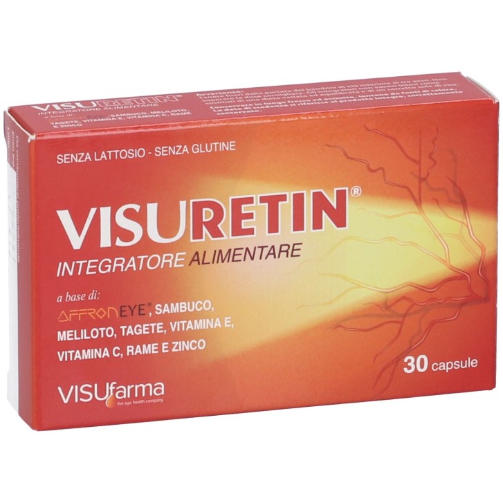 Visuretin 30 Capsule - Integratore per Benessere della Retina