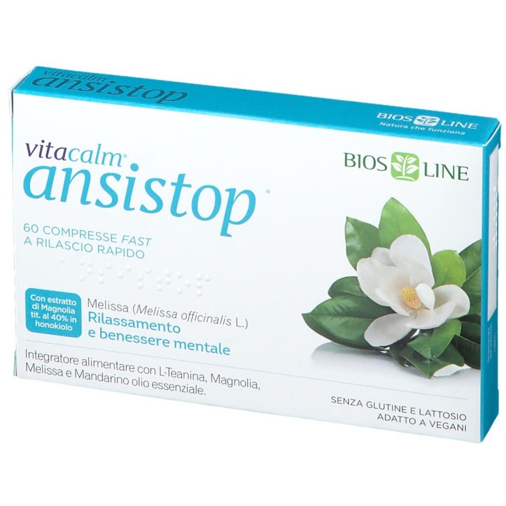 VitaCalm Ansistop 60 Compresse - Integratore Rilassante