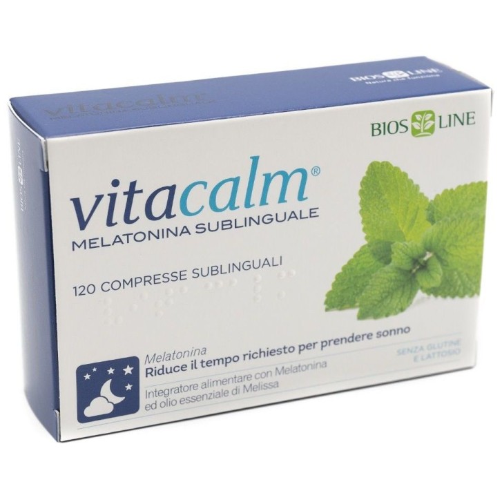 VitaCalm Melatonina 1mg 120 Compresse - Integratore Sonno