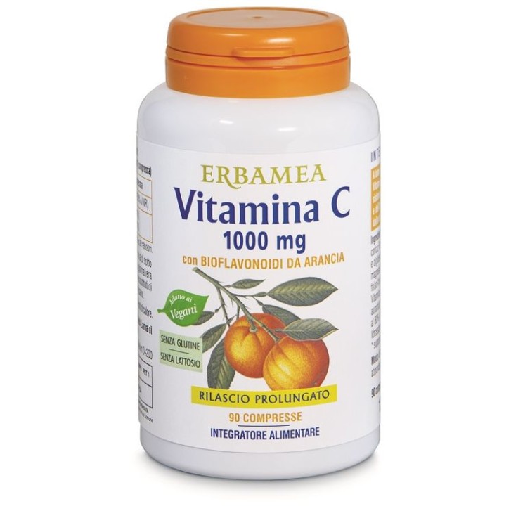 Erbamea Vitamina C 1000 mg 90 compresse - Integratore Alimentare