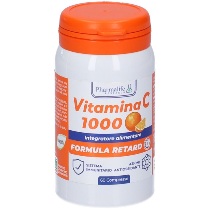 Pharmalife Vitamina C 1000 60 Compresse - Integratore a Rilascio Prolungato