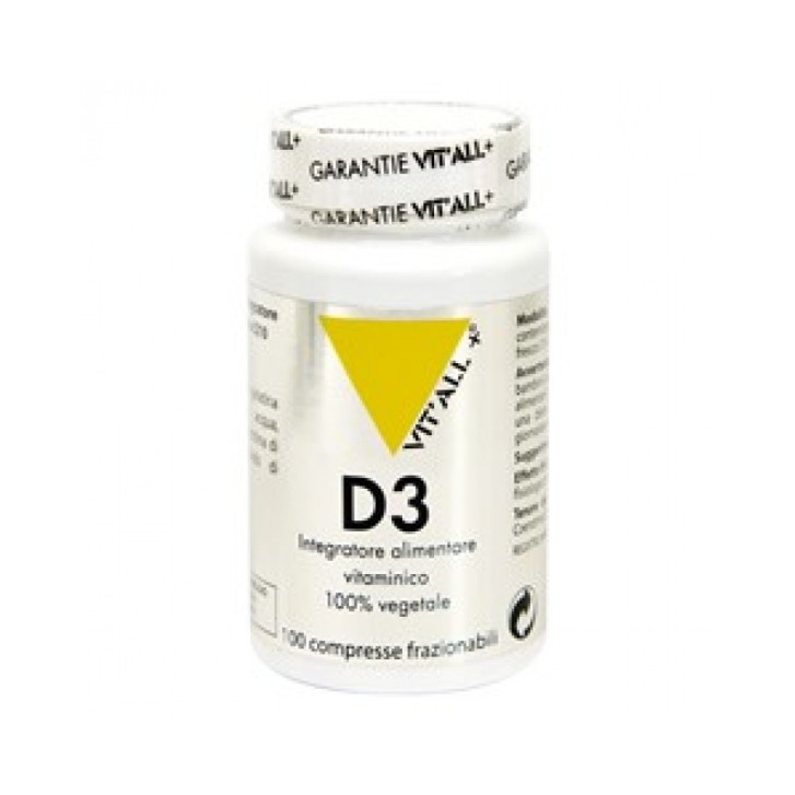 Vitamina D3 Vegetale 100 Compresse - Integratore Difese Immunitarie