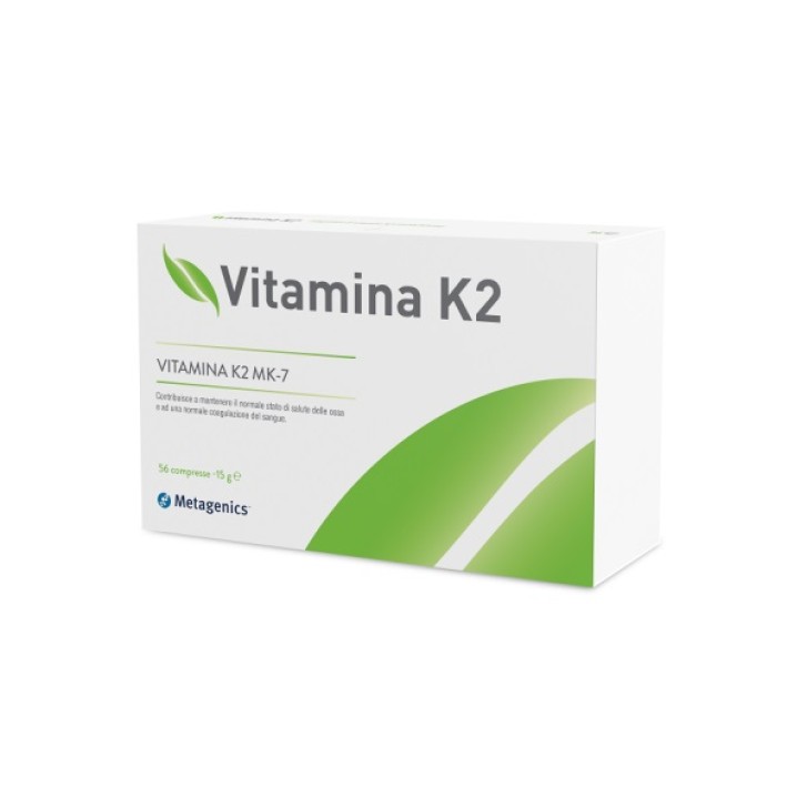 Metagenics Vitamina K2 MK-7 56 compresse - Integratore di Vitamina K