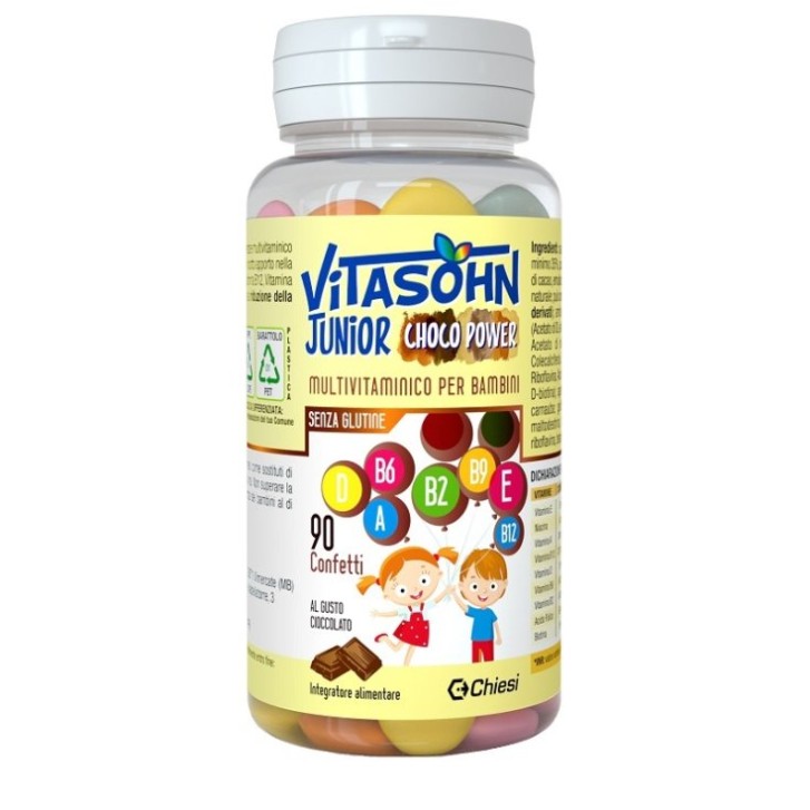 Vitasohn Junior Choco Power 90 confetti - Integratore Multivitaminico Bambini