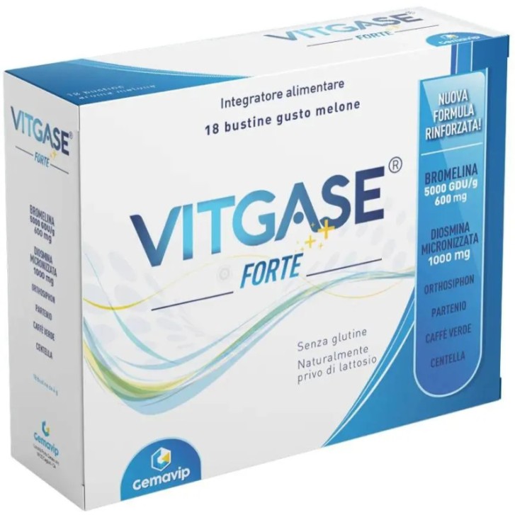 Vitgase Forte 18 Bustine - Integratore Alimentare