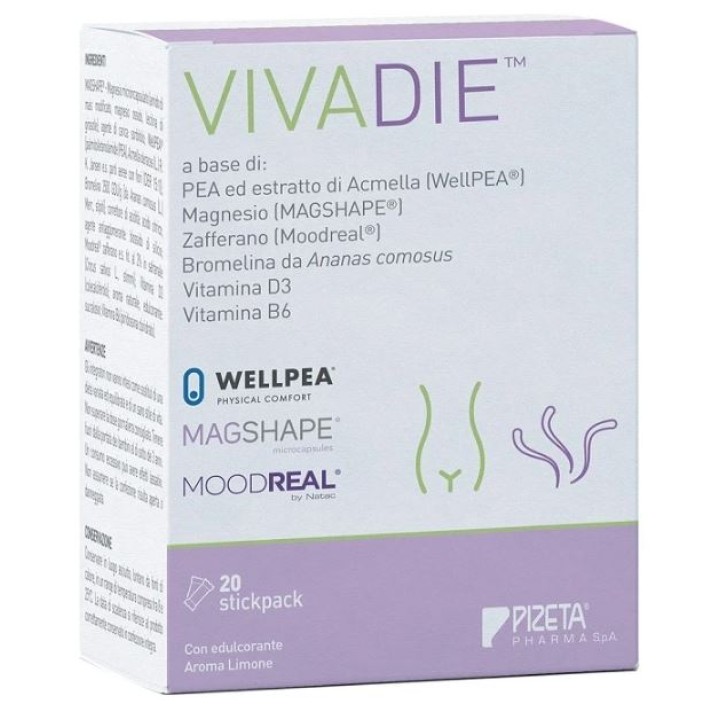 Vivadie 20 Stickpack - Integratore Dolori Ciclo Mestruale