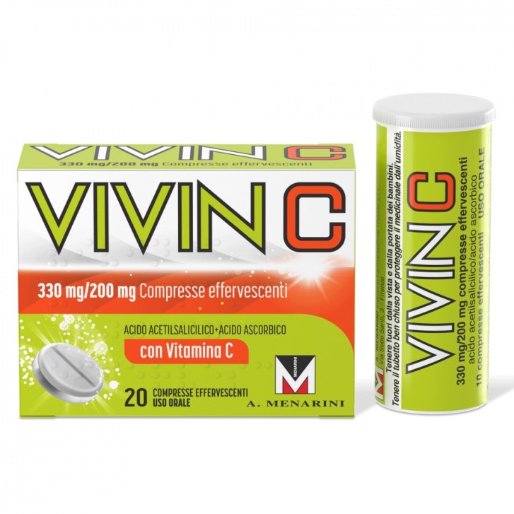 Vivin C 330 mg + 200 mg 20 Compresse Effervescenti
