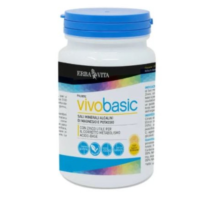 Erba Vita Vivobasic Polvere 200 grammi - Integratore Magnesio e Potassio