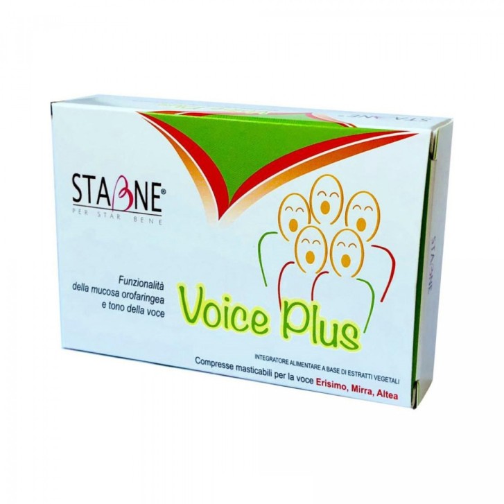 Voice Plus 30 Compresse Masticabili - Integratore Alimentare