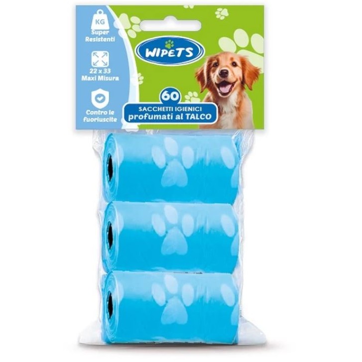 Sacchetti Igienici Wipets 60 pezzi