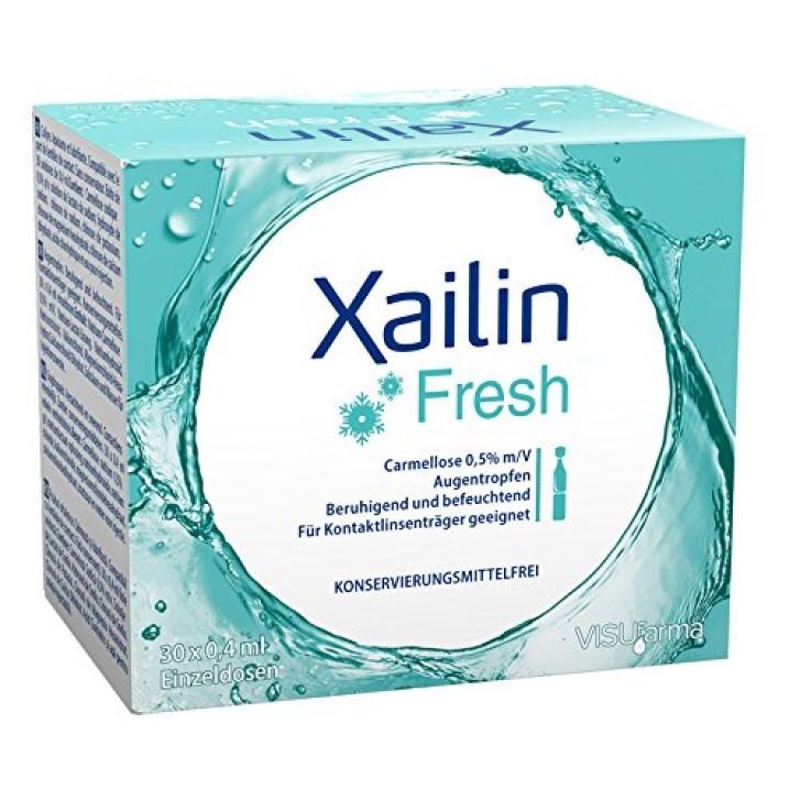Xailin Fresh Gocce Lubrificanti per Secchezza Oculare 30 Flaconcini