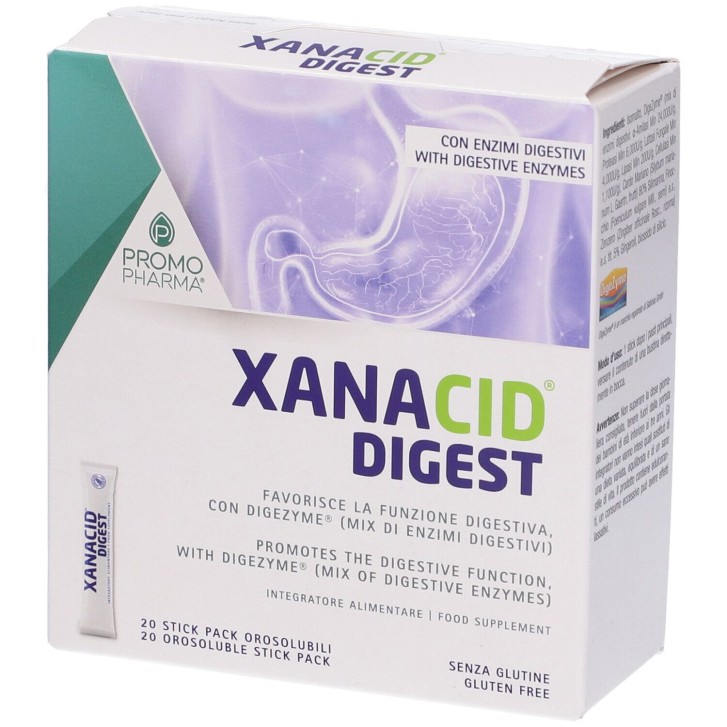 Xanacid Digest 20 stick - Integratore Benessere Digestivo