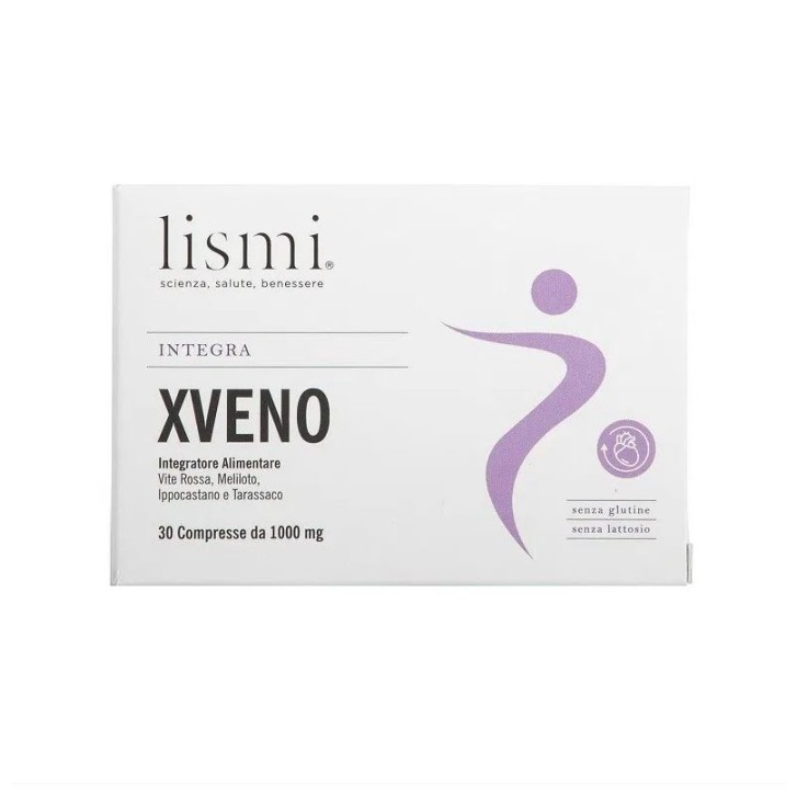 Xveno 30 Compresse - Integratore per Microcircolo, Circolazione Venosa e Drenaggio