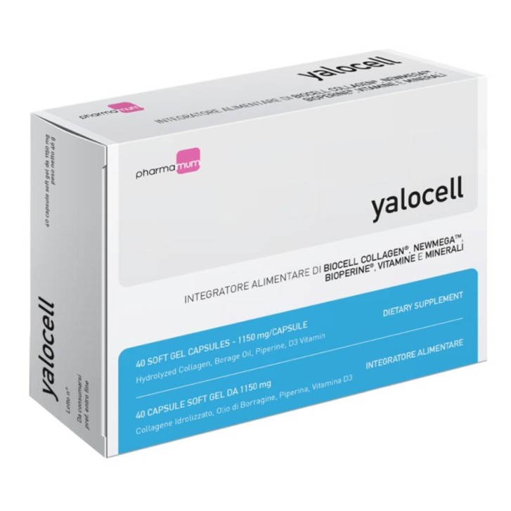 Yalocell 40 capsule - Integratore Benessere Ossa Pelle e Muscoli