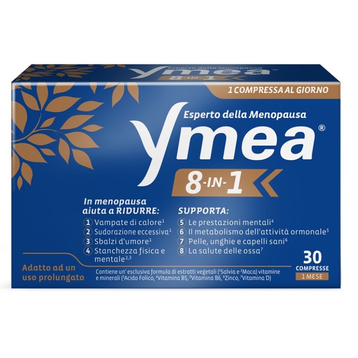 Ymea 8 in 1 30 compresse - Integratore Menopausa