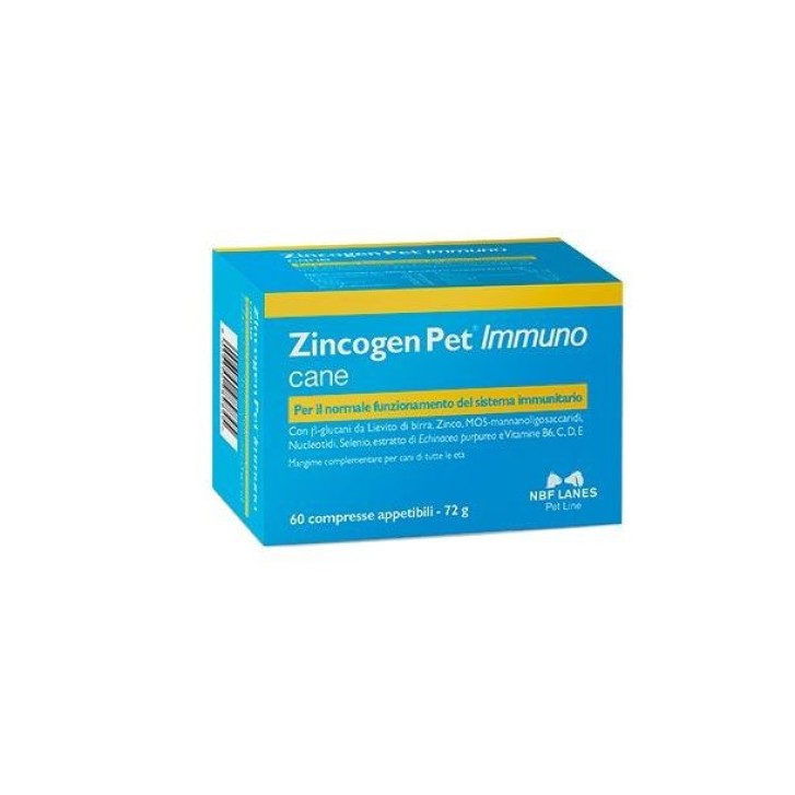 Zincogen Pet Immuno 60 compresse - Integratore Sistema Immunitario Cani