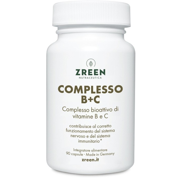 Zreen Complesso B+C 90 capsule - Integratore Alimentare