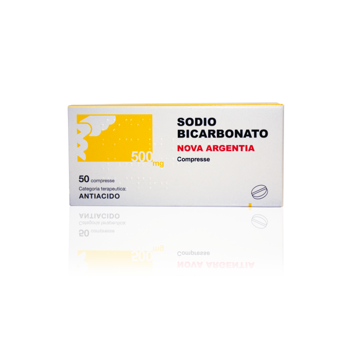 Nova Argentia Sodio Bicarbonato 500 mg 50 Compresse