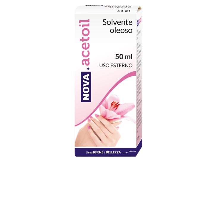 Nova Argentia Acetoil Solvente Oleoso per le unghie 50 ml