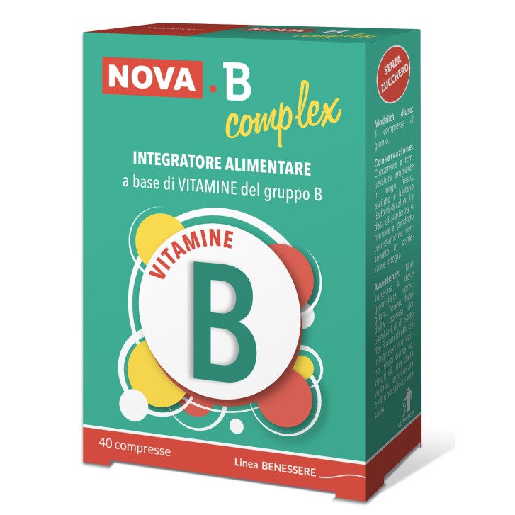 Nova Argentia B Complex 40 Compresse - Integratore di Vitamine B