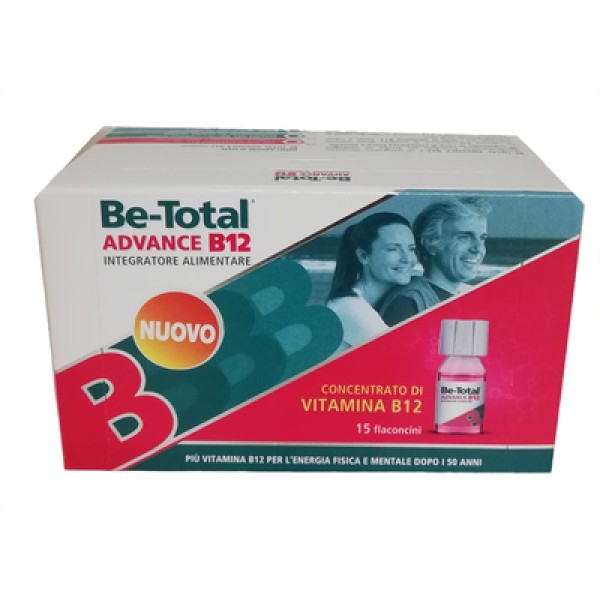Be-Total Advance B12 15 Flaconcini - Integratore di Vitamine B12
