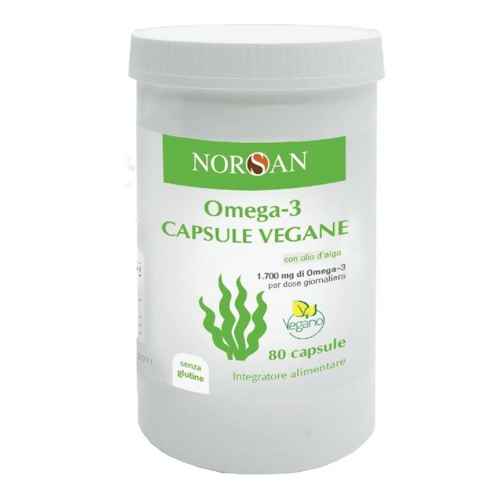 Norsan Omega 3 Vegano 80 capsule - Integratore Alimentare