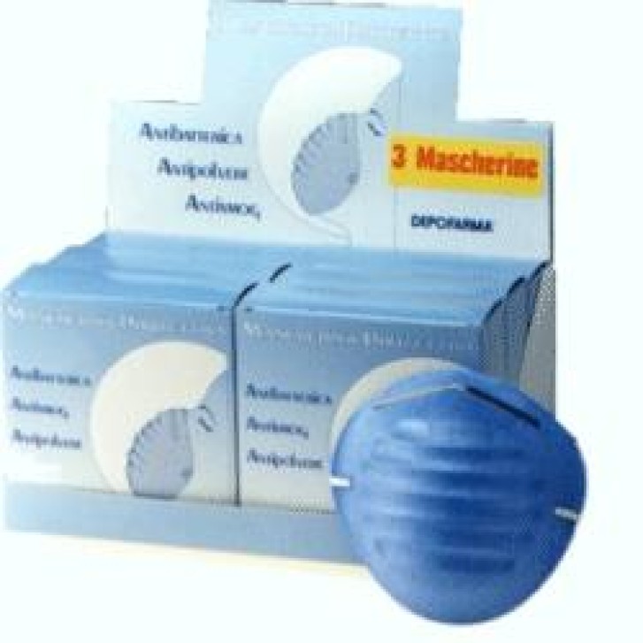 Mascherina Protettiva Antibatterica 3 pezzi