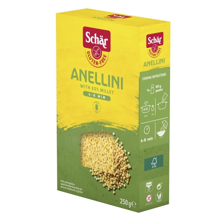 Schar Pasta Anellini 250 grammi