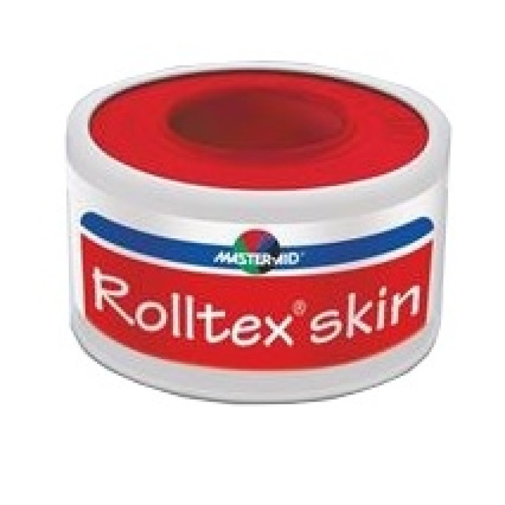 Master-Aid Roll Tex Cerotto in Tela Rosa Pelle Ipoallergenico cm 1,25 x 5 metri