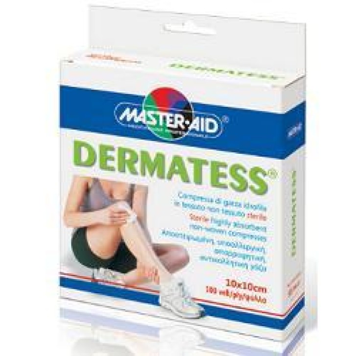 Master-Aid Dermatess Garza in Tessuto Non Tessuto 10 x 10 cm 25 pezzi
