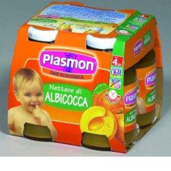 Plasmon Bebifrutt Omogeneizzato Albicocca 4 x 125 ml