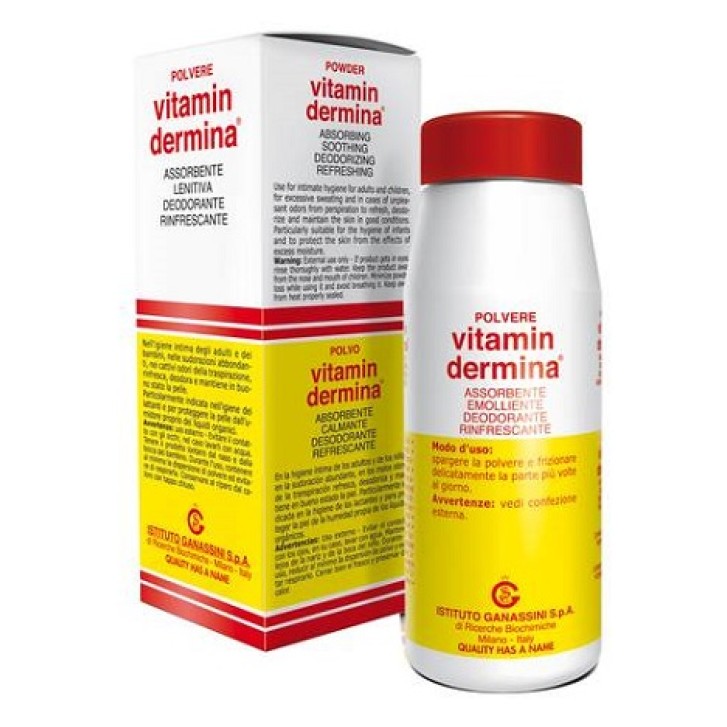 Vitamindermina Polvere Assorbente Emolliente 100 grammi