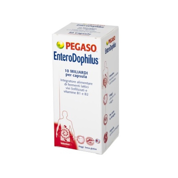 Pegaso Enterodophilus 10 15 Capsule - Integratore Alimentare di Fermenti Lattici