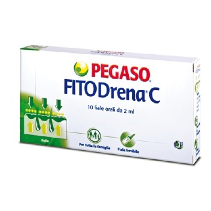 Pegaso Fitodrena C 10 Fiale - Integratore Alimentare
