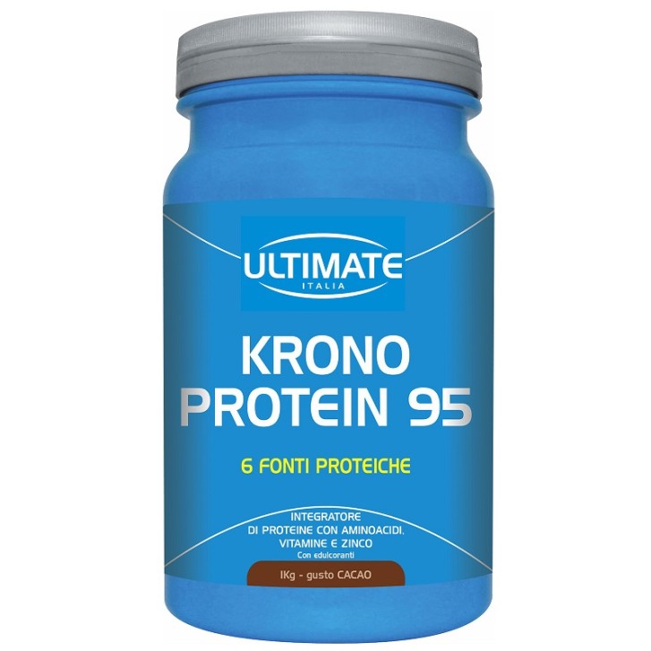 Ultimate Sport Krono Protein 95 Gusto Fragola 1 Kg - Integratore Proteico