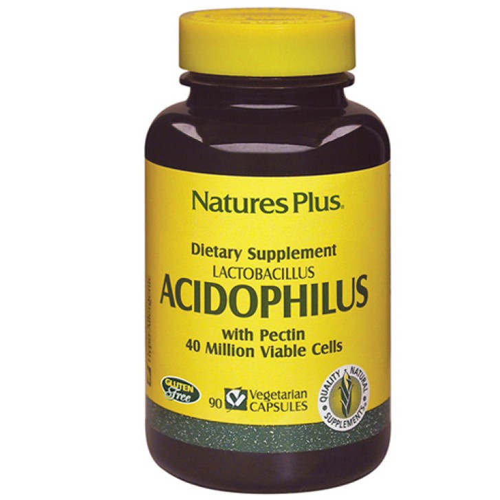 Nature's Plus Acidophilus 90 Capsule - Integratore Fermenti Lattici