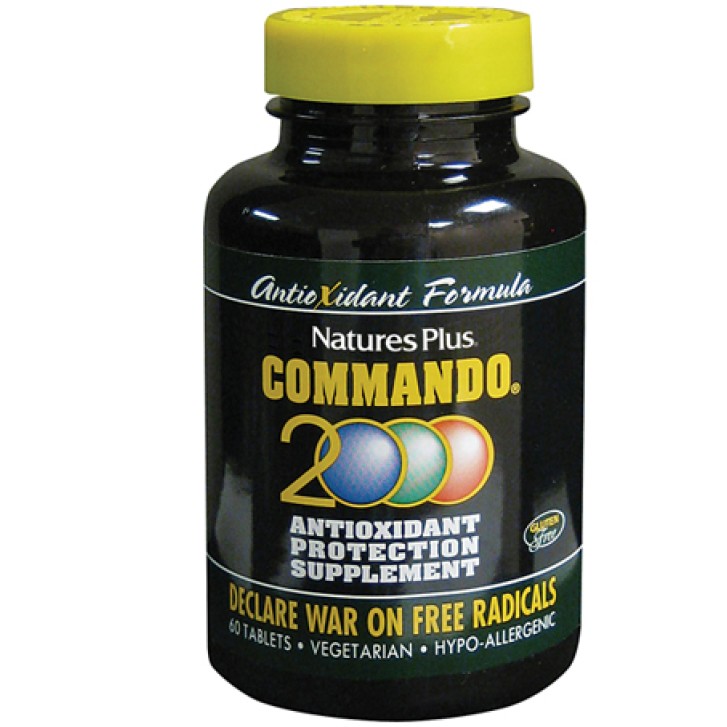Nature's Plus Commando 2000  60 Compresse - Integratore Antiossidante