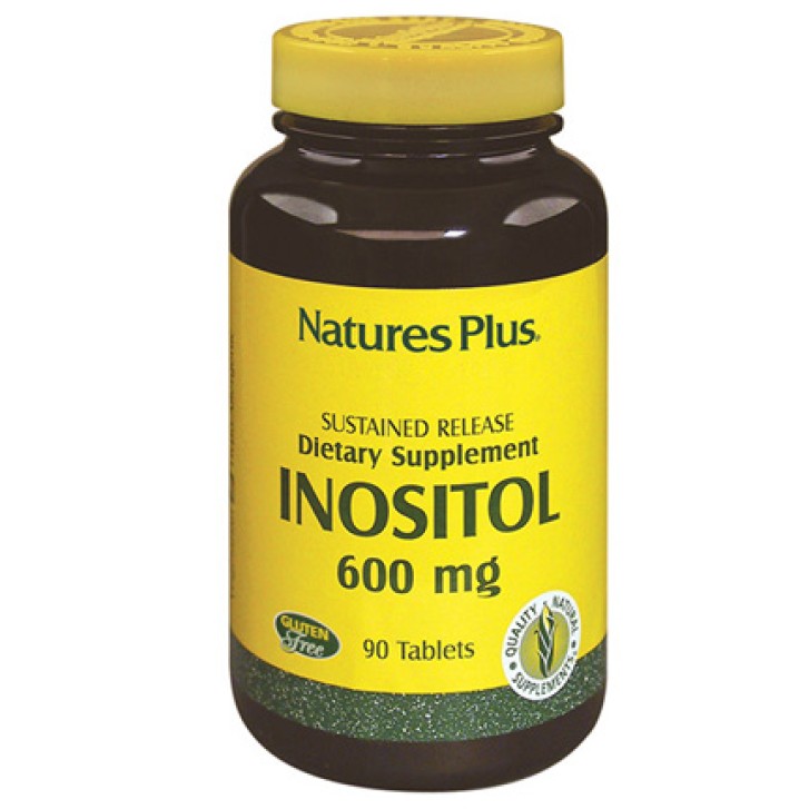 Nature's Plus Inositolo 90 Tavolette - Integratore Protezione Fegato,Reni e Cuore