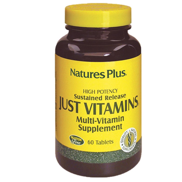 Nature's Plus Just Vitamins 60 Capsule - Integratore Multivitaminico