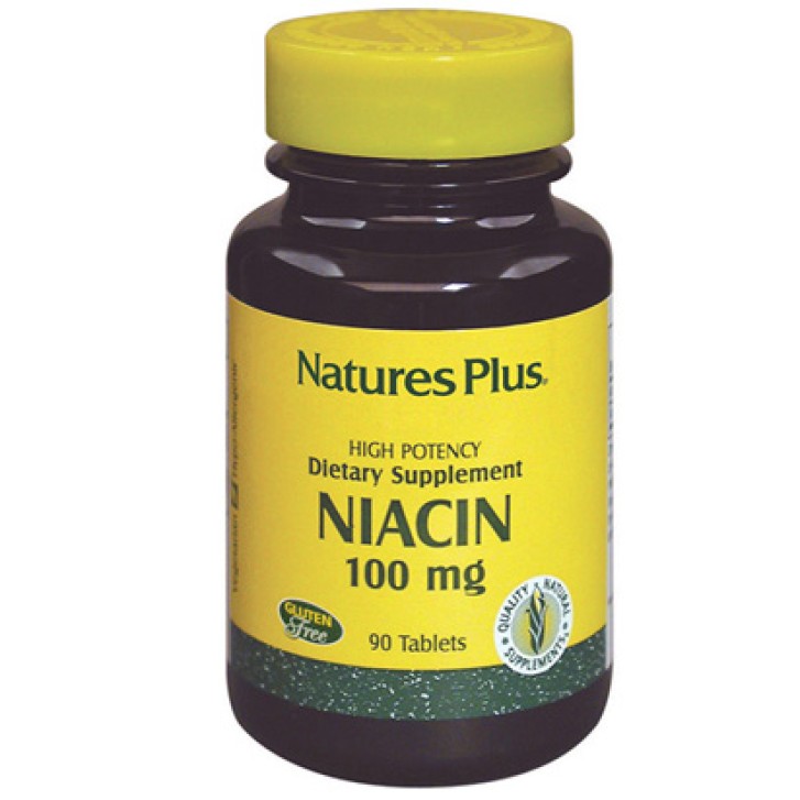Nature's Plus Niacina Vitamina B3 90 Tavolette - Integratore Alimentare