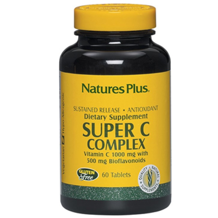 Nature's Plus Super C Complex 60 Tavolette - Integratore Vitamina C