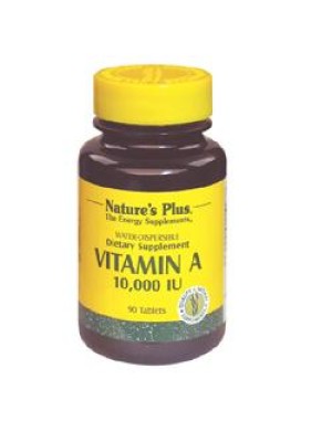 Nature's Plus Vitamina A 10000 U.I.  90 Tavolette Idrosolubili - Integratore Alimentare