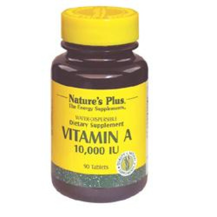 Nature's Plus Vitamina A 10000 U.I.  90 Tavolette Idrosolubili - Integratore Alimentare