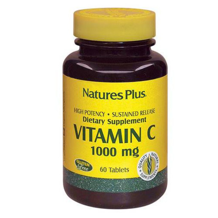 Nature's Plus Vitamina C 1000  60 Tavolette - Integratore Alimentare