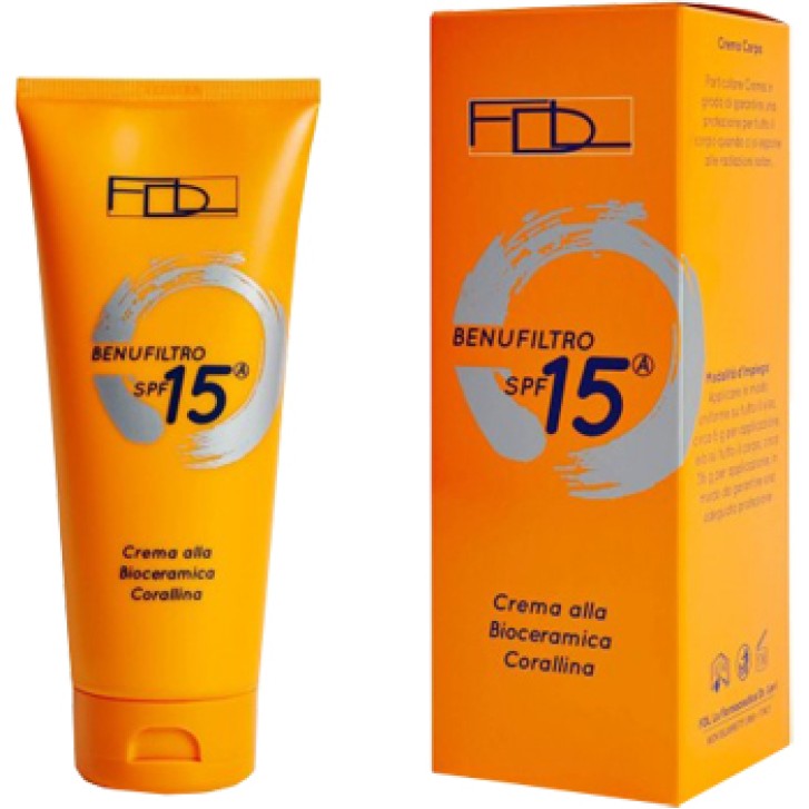 BenuFiltro Crema Solare SPF 15 Protezione Corpo 200 ml