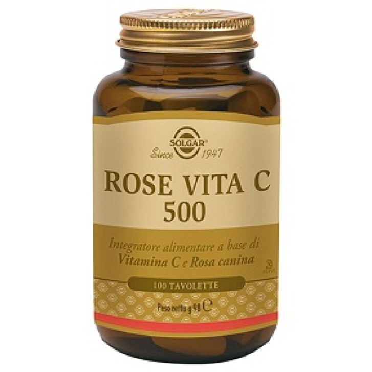 Solgar Rose Vita C 500 100 Compresse - Integratore Vitamina C