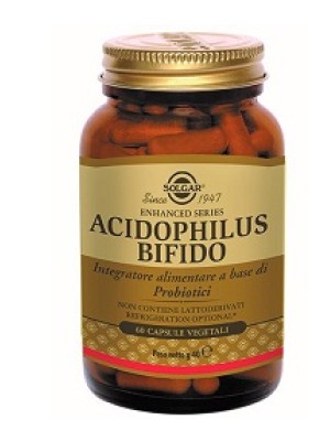 Solgar Acidophilus Bifido 60 Capsule - Integratore Probiotico
