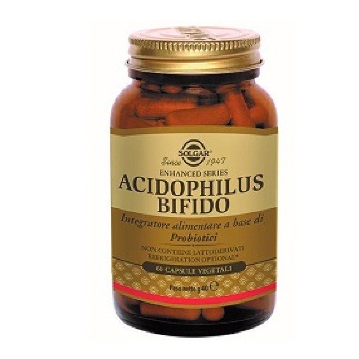 Solgar Acidophilus Bifido 60 Capsule - Integratore Probiotico