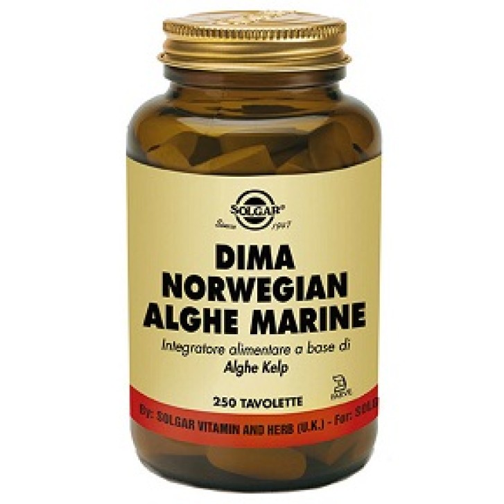 Solgar Dima Norwegian Alghe Marine 250 Tavolette - Integratore Metabolismo