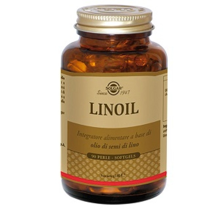 Solgar Linoil 90 Perle - Integratore di Semi di Lino